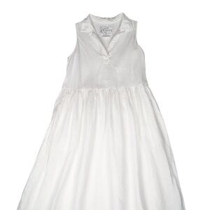 Frank & Eileen Daphne White Linen Dress Size M NWOT